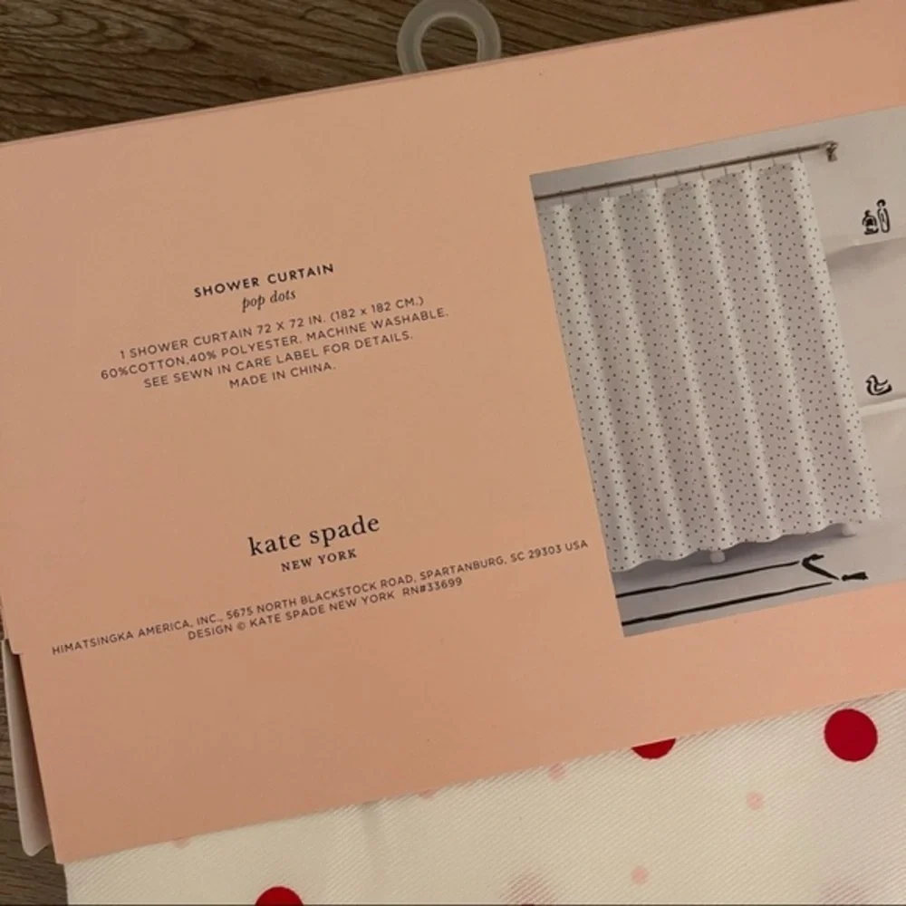 Kate Spade New York Shower Curtain, Pop Dots